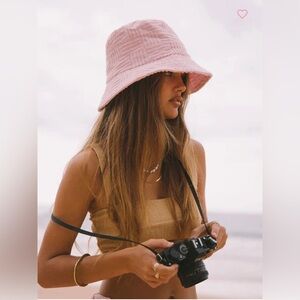 Araminta James Rattan Terry Bucket Hat